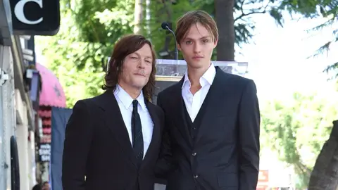 Norman Reedus y su hijo Mingus Reedus Norman Reedus y su hijo Mingus Reedus