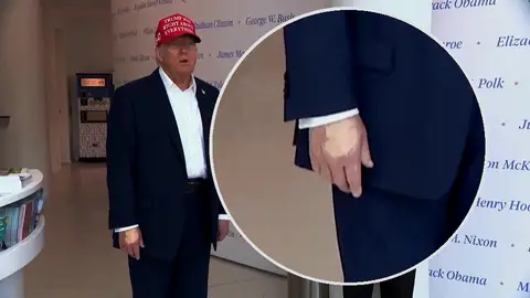 Mano maquillada de Trump Mano maquillada de Trump