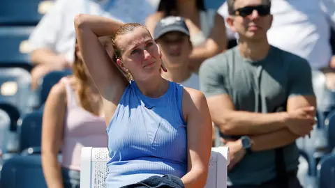 Kvitova, tras perder en primera ronda del US Open Kvitova, tras perder en primera ronda del US Open