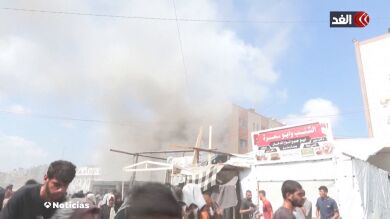 Vídeo: Duras imágenes del bombardeo en el hospital de Gaza que ha dejado al menos 20 muertos