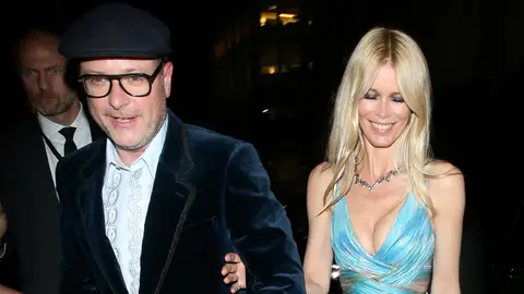 Matthew Vaughn y Claudia Schiffer Matthew Vaughn y Claudia Schiffer