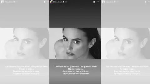 Hiba Abouk despide a Verónica Echegui Hiba Abouk despide a Verónica Echegui