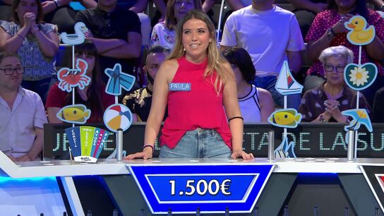 Paula cumple con la predicci&oacute;n de Javier: un s&uacute;percomod&iacute;n y 1500 eurazos 