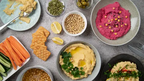 Patés vegetales para dipear Patés vegetales para dipear