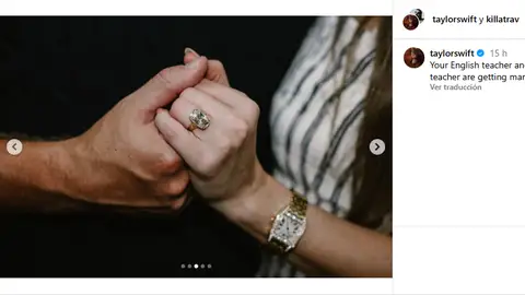 Anillo de compromiso de Taylor Swift Anillo de compromiso de Taylor Swift