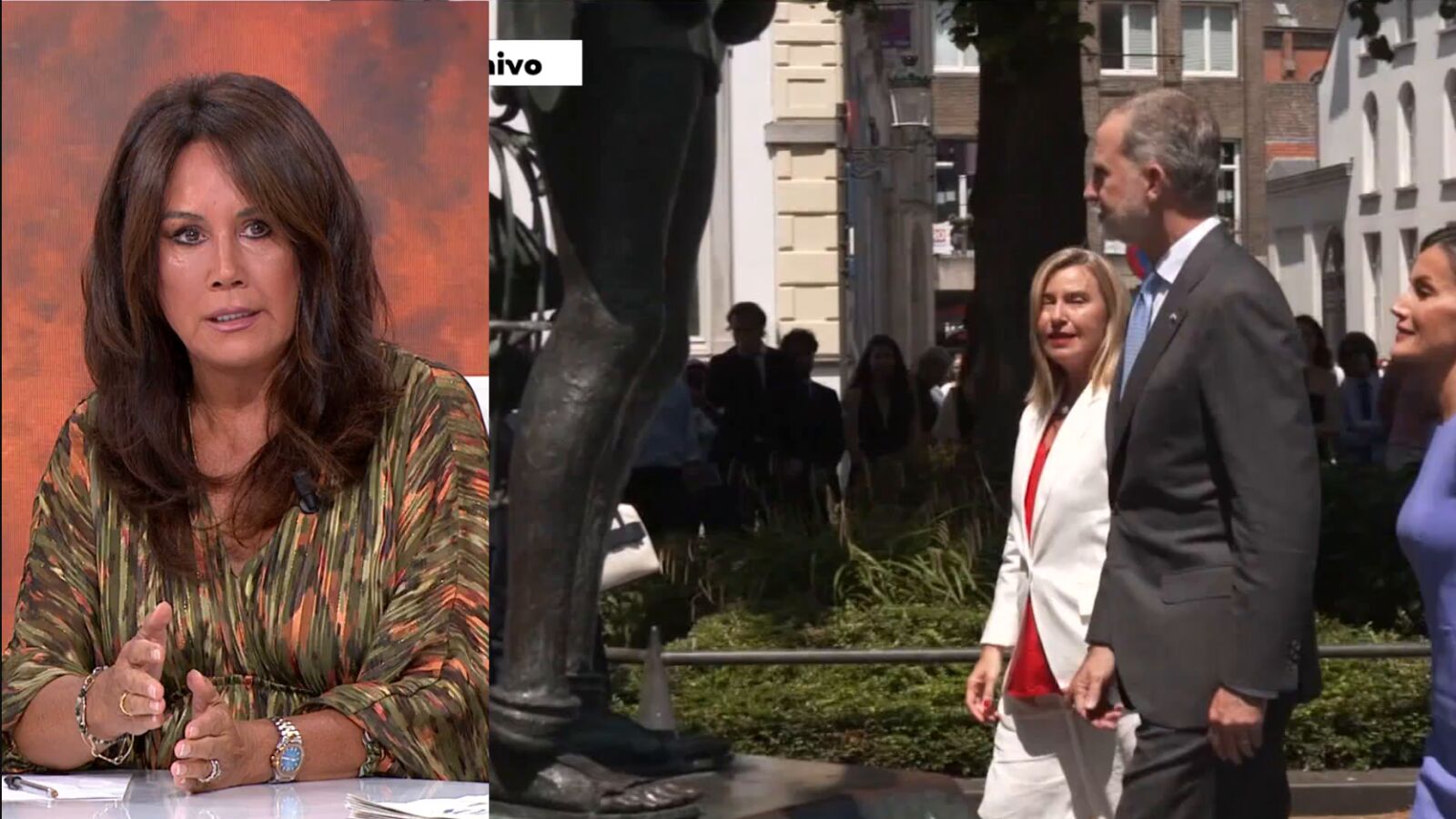 Pepa Gea, sobre la ausencia de Sánchez en la foto con el Rey Felipe VI: 