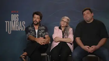 Entrevista a Álvaro Morte, Kiti Mánver y Hovik Keuchkerian por la serie Dos Tumbas Entrevista a Álvaro Morte, Kiti Mánver y Hovik Keuchkerian por la serie Dos Tumbas