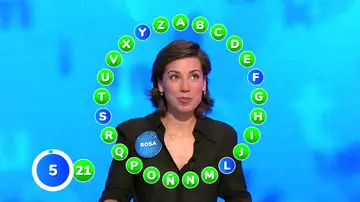 La estrategia de Rosa para elegir dónde y cuándo arriesgar en un Rosco muy igualado La estrategia de Rosa para elegir dónde y cuándo arriesgar en un Rosco muy igualado
