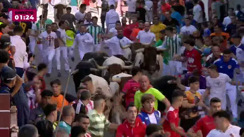 El vídeo del cuarto día de encierros en San Sebastián de Los Reyes El vídeo del cuarto día de encierros en San Sebastián de Los Reyes