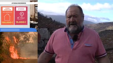 Vecino afectado incendio Galicia