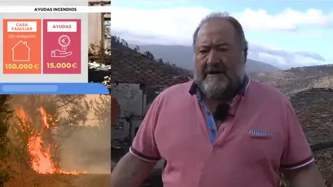 Vecino afectado incendio Galicia Vecino afectado incendio Galicia