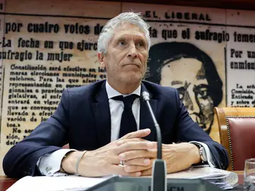 El ministro del Interior, Fernando Grande-Marlaska, El ministro del Interior, Fernando Grande-Marlaska,