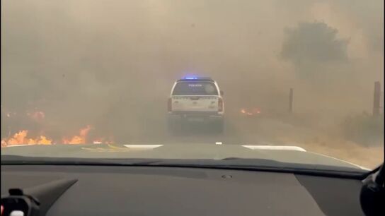 Rescate extremo incendio Ourense