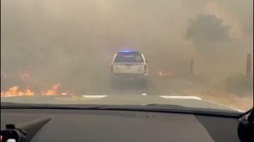 Rescate extremo incendio Ourense