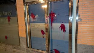 Fachada del PP en Huesca