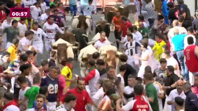 Un corredor a quirófano en el quinto día de encierros de San Sebastián de los Reyes 