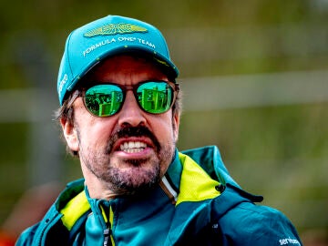 Fernando Alonso durante el GP de Holanda