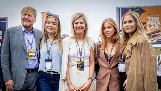 Familia real de los Países Bajos en el Gran Premio de Fórmula 1 de Zandvoort Familia real de los Países Bajos en el Gran Premio de Fórmula 1 de Zandvoort