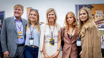Familia real de los Países Bajos en el Gran Premio de Fórmula 1 de Zandvoort Familia real de los Países Bajos en el Gran Premio de Fórmula 1 de Zandvoort