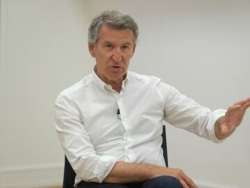 El presidente del PP, Alberto Núñez Feijóo