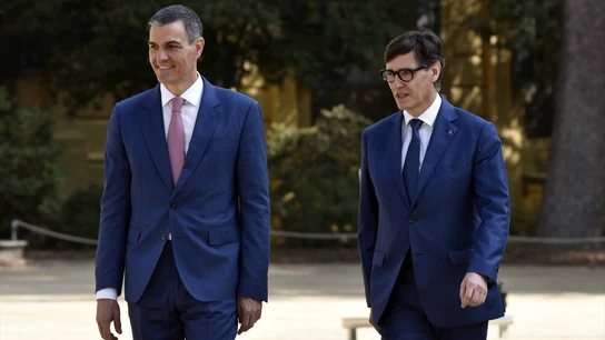 Pedro Sánchez y Salvador Illa Pedro Sánchez y Salvador Illa