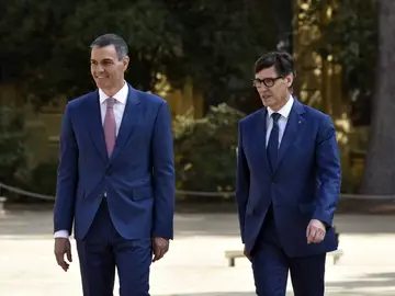 Pedro Sánchez y Salvador Illa Pedro Sánchez y Salvador Illa
