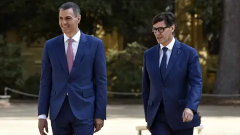 Pedro Sánchez y Salvador Illa Pedro Sánchez y Salvador Illa