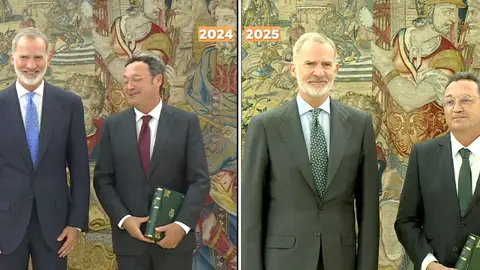 El Rey Felipe VI y el Fiscal General del Estado, Álvaro García Ortiz Antena 3