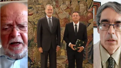 Los magistrados Villegas y Martín Pallín analizan la presencia del Fiscal General con Felipe VI Antena 3