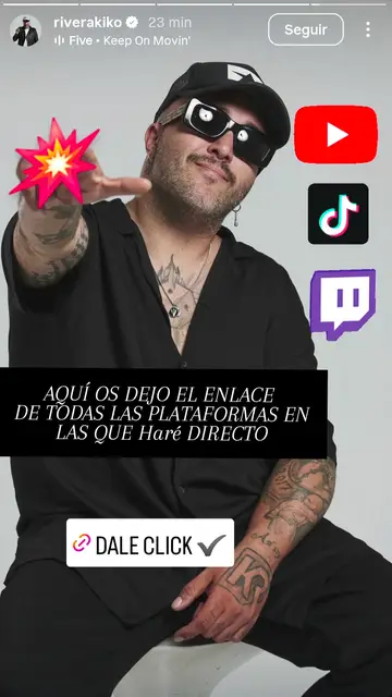Historia de Kiko Rivera con sus plataformas de streaming Historia de Kiko Rivera con sus plataformas de streaming