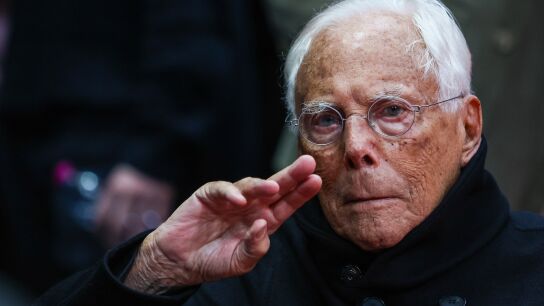 El dise&ntilde;ador Giorgio Armani, en una foto de archivo
