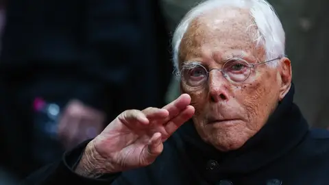 El diseñador Giorgio Armani, en una foto de archivo El diseñador Giorgio Armani, en una foto de archivo
