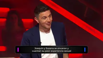 Joaquín confiesa su peor experiencia sexual con Susana Saborido Joaquín confiesa su peor experiencia sexual con Susana Saborido