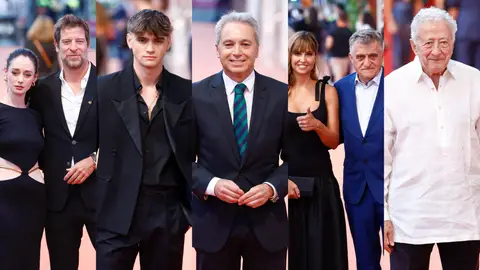 Elena Rivera, Manu Baqueiro, Gabriel Guevara, Vicente Vallés, Sandra Sabtaés, El Gran Wyoming y Antonio Pelayo en el FesTVal Elena Rivera, Manu Baqueiro, Gabriel Guevara, Vicente Vallés, Sandra Sabtaés, El Gran Wyoming y Antonio Pelayo en el FesTVal