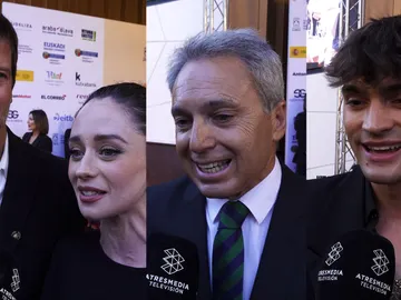 Manu Baqueiro, Elena Rivera, Vicente Vallés y Gabriel Guevara en el FesTVal Manu Baqueiro, Elena Rivera, Vicente Vallés y Gabriel Guevara en el FesTVal