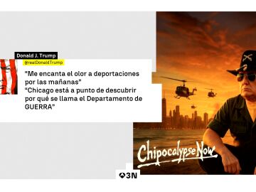 Trump, citando a la película bélica 'Apocalypse now': "Me encanta el olor a deportaciones por las mañanas"
