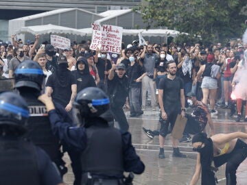 Protestas de 'Bloqueemos todo' en Montepellier