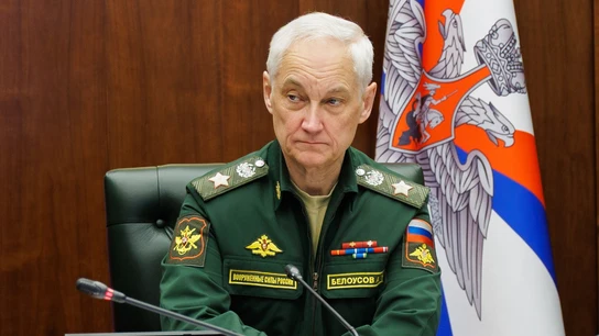 El ministro de Defensa de Rusia, Andrei Belousov El ministro de Defensa de Rusia, Andrei Belousov