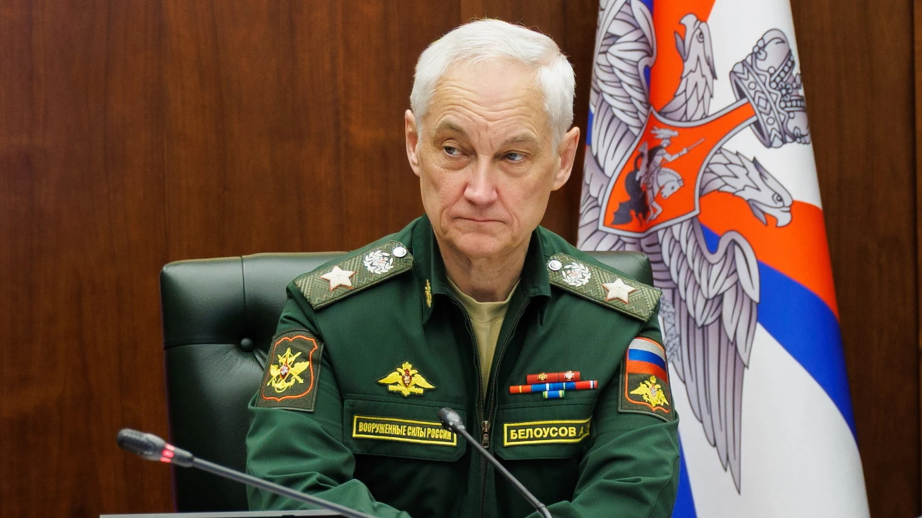 El ministro de Defensa de Rusia, Andrei Belousov El ministro de Defensa de Rusia, Andrei Belousov