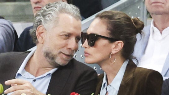 Nieves &Aacute;lvarez y Bill Saad, en el tenis