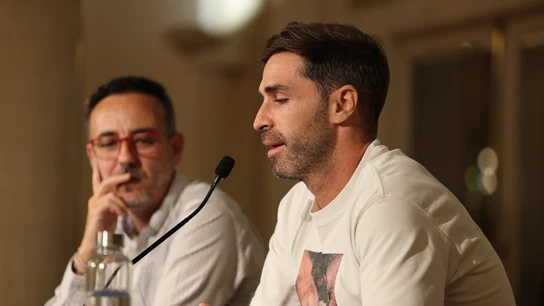 Yeray Álvarez, en rueda de prensa Yeray Álvarez, en rueda de prensa