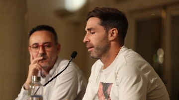Yeray Álvarez, en rueda de prensa