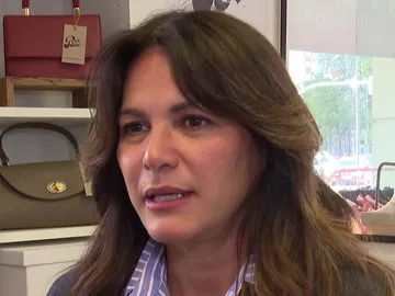 Fabiola Martínez atendiendo a Europa Press Fabiola Martínez atendiendo a Europa Press