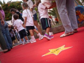 Un colegio de Santa Cruz de Tenerife se convierte en un plató de cine para arrancar el curso