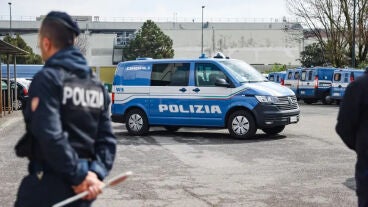 Imagen de archivo de una patrulla de polic&iacute;a italiana