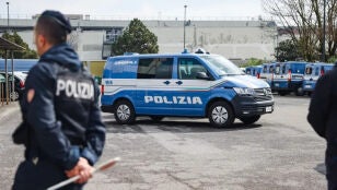 Imagen de archivo de una patrulla de polic&iacute;a italiana