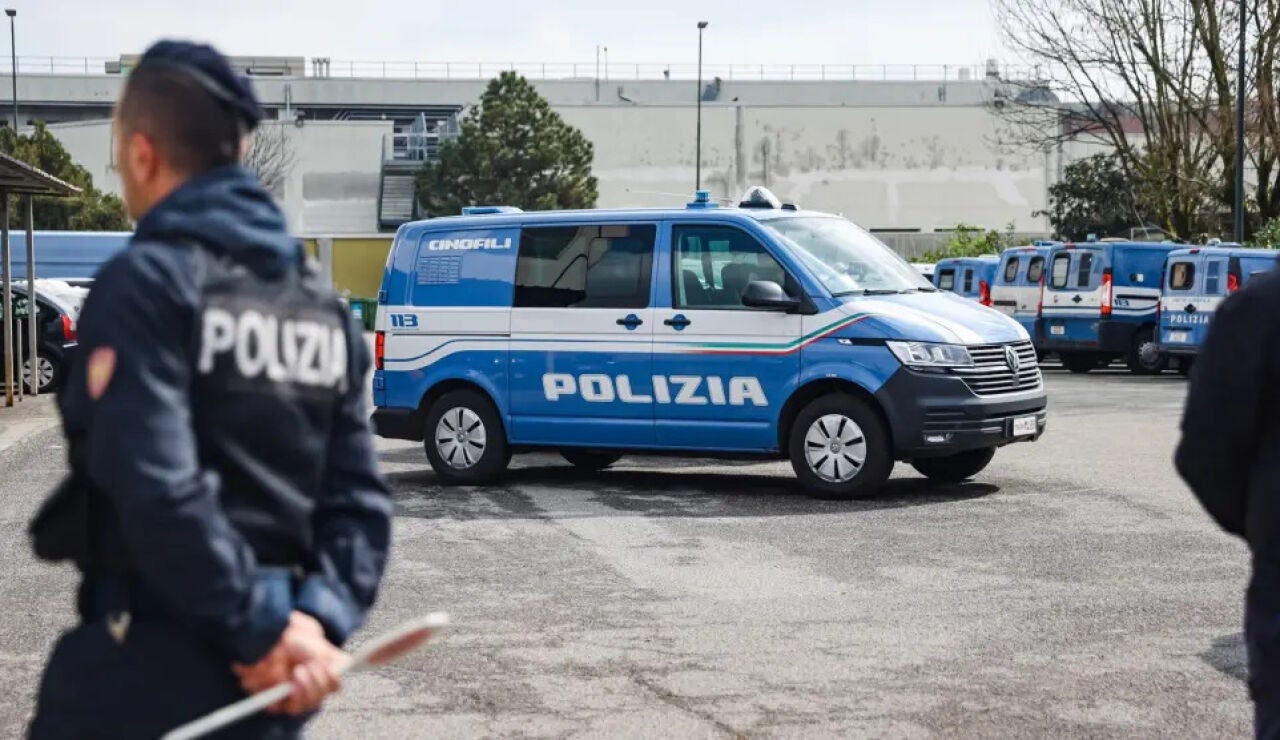 Imagen de archivo de una patrulla de polic&iacute;a italiana