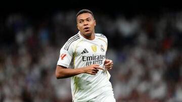 Kylian Mbappé durante un partido de Liga