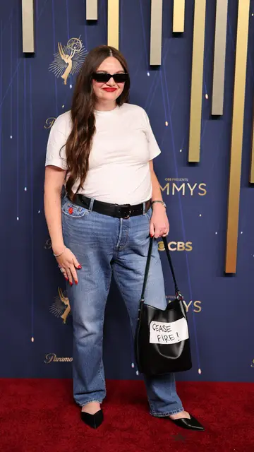 Megan Stalte, en los Premios Emmy 2025 Megan Stalte, en los Premios Emmy 2025