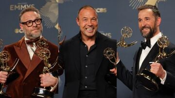 Seth Rogen (The Studio) Stephen Graham (Adolescencia) y Noah Wyle (The Pitt), ganadores premios Emmy 2025